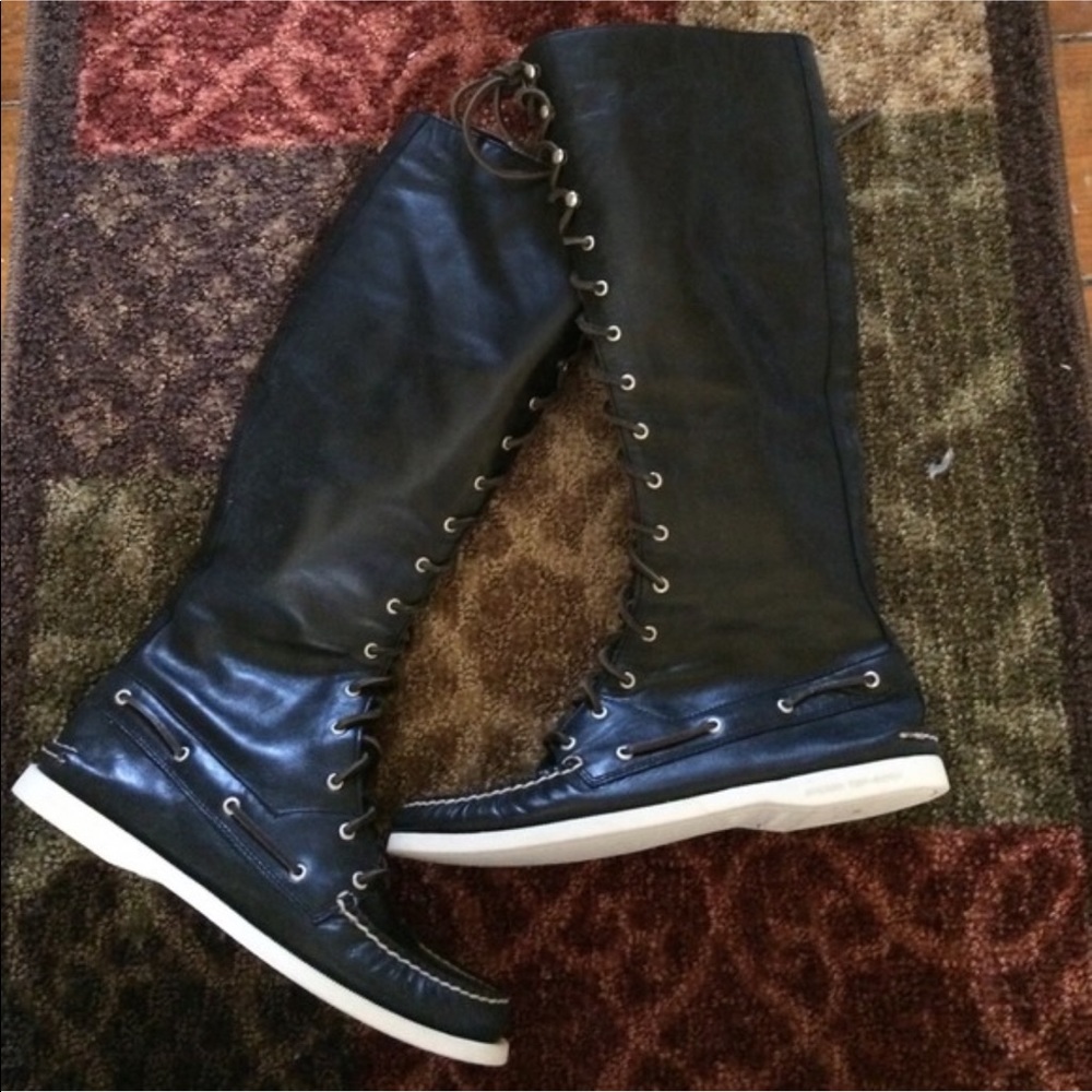 SPERRY TOP SIDER LACE UP BOOTS